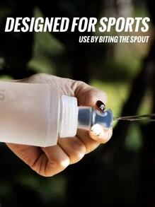 WRELS 1 pièce Bouteille d'eau de sport pliable de 150/250/500 ml, bouteille d'eau chaude et froide sans odeur pressée à chaud