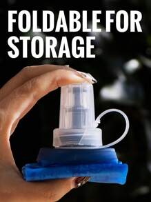 WRELS 1 pièce Bouteille d'eau de sport pliable de 150/250/500 ml, bouteille d'eau chaude et froide sans odeur pressée à chaud