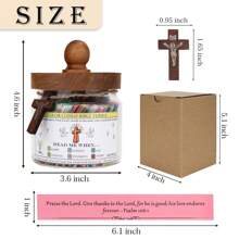 圣经经文罐，圣经经文阅读罐，基督教礼物，适合女性、男性、妈妈、爸爸、朋友、圣诞节礼物、母亲节礼物、毕业礼物、礼物、圣经罐、祈祷罐、希望罐 - 聖經禱告罐 - 查看 3