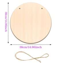 1 Pc Customized Round Wooden Hanging Sign, Custom Front Door Wooden Welcome Sign, Hanging Decorative Sign, Farmhouse Small Door Sign, Customized Welcome Front Door Sign For Coffee Shop, Restaurant, Wooden Housewarming Gift, Customized Decorative Wooden Board Gifts Birthday Graduation,Home Harmony - Multicolor - View 12