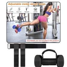 1/2pcs Dumbbell Ankle Strap Weight Lifting Foot Bands Tibialis Trainer Leg Muscle Strengthen Training Workout Fitness Equipment - Multicolor - View 2