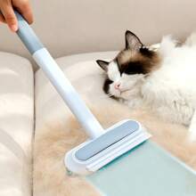 全新双面毛毡宠物毛发去除器，多功能除毛刷，适用于沙发、地毯、床、猫床、狗床