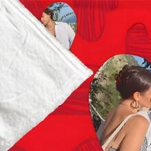 1pc Gepersonaliseerde Valentijnsdag Hart Print Deken, Zachte Flanellen Deken, Warme En Gezellige Deken, Memorabele Moment Herinneringsdeken, Verjaardagscadeau, Kerstcadeau, Cadeau Voor Familie En Vrienden, Geschikt Voor Slaapkamer, Kantoor, Bed, Bank, Fauteuil, Gebruikt Voor Dutje, Kamperen, Reizen