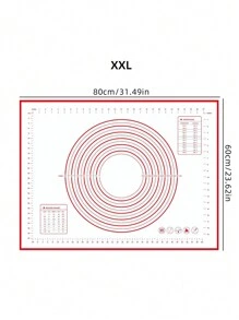 1pc Baking Kneading Mat - Black - View 18