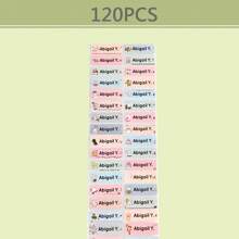 60/120/180/240pcs Customized Name Stickers, Name Labels, Personalized Stickers, Waterproof - Suitable For School And Daycare - Customizable Stickers Can Be Used Almost Anywhere, Perfect Gift For Family, New Year, Back To School, Fashionable Autumn, Children, Customized Children Growth Memento - Multicolor - View 22