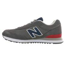 New Balance Unisex 515 Sneakers - Gray Navy Red - View 4