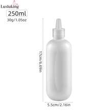 LUSLUKING 1/3 件塑料挤压瓶套装 - 半透明精密尖头涂抹瓶 - 防漏、可再填充，适用于实验室、厨房、艺术 - 胶水、墨水、油漆分配瓶 - 圆形、无味、建议清洗 - 彩色 - 查看 16