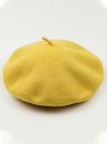 1 Berretto basco da donna minimalista nei colori caramella, berretto basco francese tinta unita carino, regalo di berretto in lana