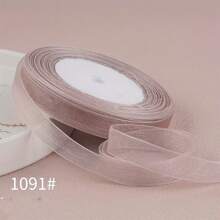 50 码雪花纱丝带 1.5 厘米宽，花束绑带，烘焙蛋糕礼品包装丝带，手工 DIY 蝴蝶结编织带