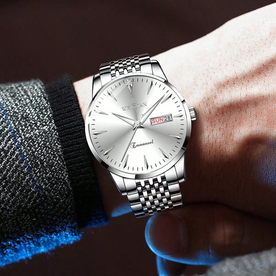 Vente Flash - Montre Homme, En Acier Inoxydable, à Quartz, étanche. - Montre/Vente Flash Montre