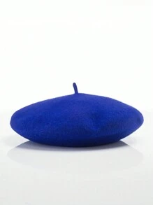 1 Berretto basco da donna minimalista nei colori caramella, berretto basco francese tinta unita carino, regalo di berretto in lana