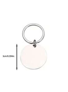 1pc Personalized Engraved Kitten And Puppy ID And Contact Information Anti-Loss Collar Tag Dog And Cat Nameplate Accessories
