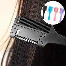 1pc Home Haircut Comb With Hair Trimmer Blade, Double-Sided Trimming Comb,Replaceable Blades,For Trimming Bangs, Thinning Hair, Combing Hair, Trimming Split Ends