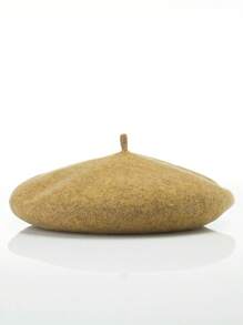1 Berretto basco da donna minimalista nei colori caramella, berretto basco francese tinta unita carino, regalo di berretto in lana