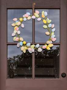 1pc 14.17-Inch Floral Wreath Decoration, Creative Valentine's Day Gift