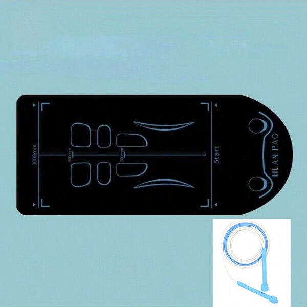 1pc Yoga Mat Fitness Mat Home Abdominal Wheel Men Fitness Anti-Slip Balance Mat, Yoga Mat Anti-Shock, Abdominal Wheel Mat, High Elasticity, No Odor, Double-Sided Anti-Slip, Easy To Pull, Quick Water Absorption, Home Workout, Jump Rope, Yoga, Fitness Exercise