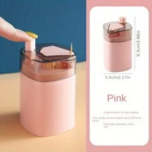 Automatic Pop-Up Toothpick Holder, Made Of PP Material, Household Kitchenware Accessory, Linen Tableware, Desktop Toothpick Jar