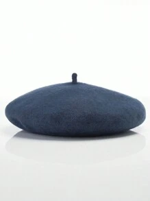 1 Berretto basco da donna minimalista nei colori caramella, berretto basco francese tinta unita carino, regalo di berretto in lana