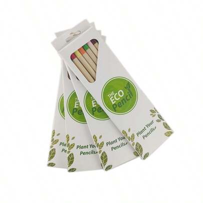 PLANT FUN HB 未削尖石墨可种植木质铅笔，种植花卉水果铅笔，铅笔 | 教师礼物，儿童返校创意礼物