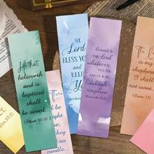 30-Pack Inspirational Bible Verse Bookmarks - Christian Scripture Quotes Paper Book Marks - Colorful Assorted Gift Set For Readers, Students & Bible Study Stationery,School Supplies,Back To School - Multicolor - View 6