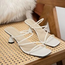 Ladies' High Heel Sandals, New Summer Women's Sandals For Home, Outdoor, Slip-On, High Heels, Wedges, Work Shoes, Party Shoes