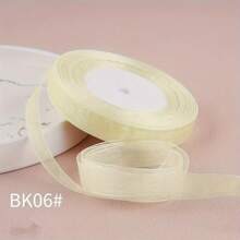 50 码雪花纱丝带 1.5 厘米宽，花束绑带，烘焙蛋糕礼品包装丝带，手工 DIY 蝴蝶结编织带