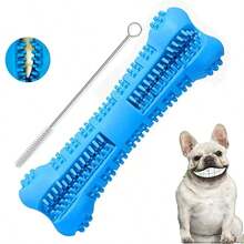 Soft Rubber Dog Toothbrushes Puppy Chew Toys Dog Brush Stick 360 Degree Teeth Cleaning Toothpaste For Small Dogs Pet Toothbrush