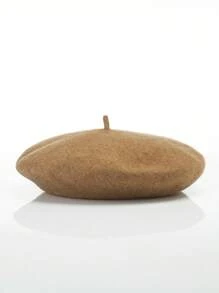 1 Berretto basco da donna minimalista nei colori caramella, berretto basco francese tinta unita carino, regalo di berretto in lana