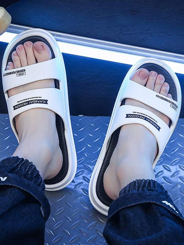 Modne, unisexowe kapcie, miękkie i wytrzymałe, do użytku wewnątrz i na zewnątrz, na plażę