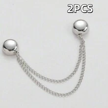 1 pieza/2 piezas/4 piezas Clips magnéticos para dobladillo, para piernas de pantalones y mangas, removibles, sin clavos ni costura requerida, clips de metal para acortar y ajustar