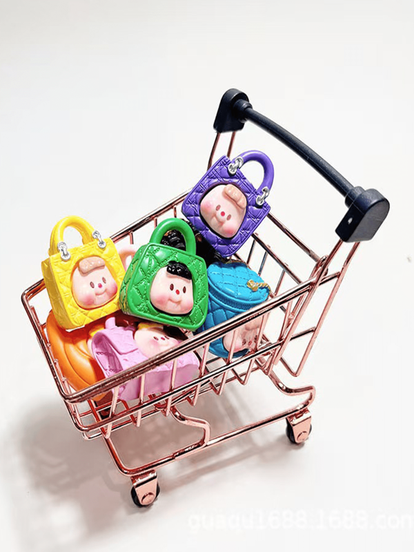 8 piezas Accesorios de joyería de resina DIY, figuras de niñas lindas, imanes de nevera, llaveros, colgantes, decoraciones de escritorio de oficina, estilo de sanación estabilizadora del estado de ánimo, regalo de San Valentín y cumpleaños