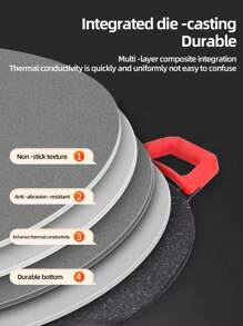 Aoran 1 Electric Baking Tray, Home Barbecue Dish, Made Of High-Quality Non Stick Material, Easy To Clean, Powerful Heating Performance, Suitable For Family Gatherings And Multi Person Dinners - 查看 3