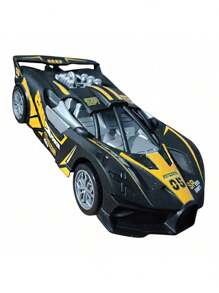 Convertible Control Car Turns On Headlights 7 Functions Green Red Blue Various Models - Future Black.Yellow - View 2