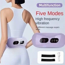 Abdominal Massager - Electric Abdominal Training Tool With Multiple Modes For Business Trip, Work Area, Home, Travel, School - Purple - View 1