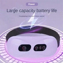 Abdominal Massager - Electric Abdominal Training Tool With Multiple Modes For Business Trip, Work Area, Home, Travel, School - Purple - View 4