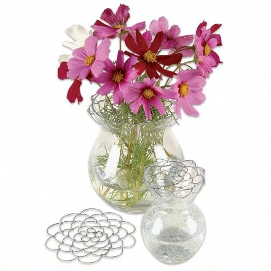 Flower Arrangement Holder, Floral Grid Flower Frog Tool Wire Arranger ...