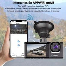 Accesorios para automóviles, grabadora de conducción 1080P + aplicación + WIFI, monitoreo frontal del automóvil + monitoreo en el automóvil + monitoreo trasero del automóvil.Aplicable a los taxistas de Didi