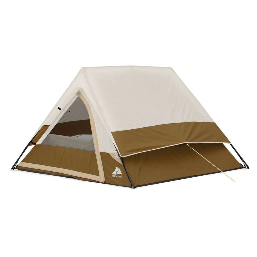 Ozark Trail 7' X 7' 3-Person A-Frame Tent, 13.44 Lbs - Brown - View 1