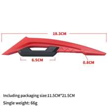Motorcycle Front Fairing Winglets 1pair Universal Side Spoilers Dynamic Wing Sticker Motorcycle Winglet Aerodynamic