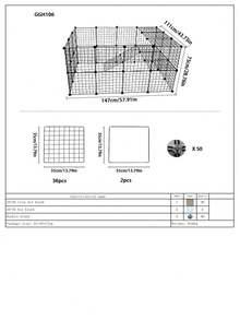 Small Pet Fence/Gate For Small Dogs, Hamsters, Cats, Indoor Home Use Isolation Barricade, Suitable For Corgi, Pomeranian, Teddy Dogs - Multicolor - View 16