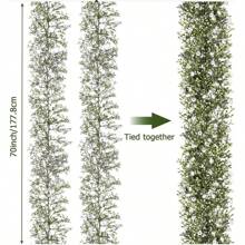 1 Stück 180cm künstliche Schleierkraut-Ranke, gefälschte Blumen-Girlande für Heim-Decken-Dekoration, Rohrverhüllung, Feiertagsdekoration