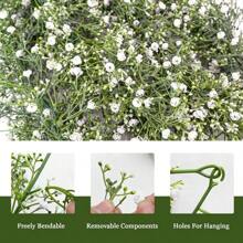 1 Stück 180cm künstliche Schleierkraut-Ranke, gefälschte Blumen-Girlande für Heim-Decken-Dekoration, Rohrverhüllung, Feiertagsdekoration