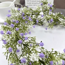 1 Stück 180cm künstliche Schleierkraut-Ranke, gefälschte Blumen-Girlande für Heim-Decken-Dekoration, Rohrverhüllung, Feiertagsdekoration