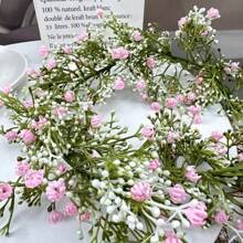 1 Stück 180cm künstliche Schleierkraut-Ranke, gefälschte Blumen-Girlande für Heim-Decken-Dekoration, Rohrverhüllung, Feiertagsdekoration