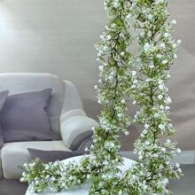 1 Stück 180cm künstliche Schleierkraut-Ranke, gefälschte Blumen-Girlande für Heim-Decken-Dekoration, Rohrverhüllung, Feiertagsdekoration