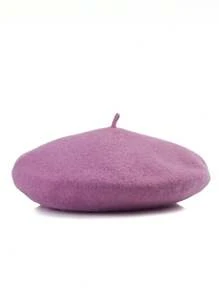 1 Berretto basco da donna minimalista nei colori caramella, berretto basco francese tinta unita carino, regalo di berretto in lana