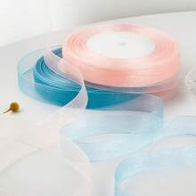 50 码雪花纱丝带 1.5 厘米宽，花束绑带，烘焙蛋糕礼品包装丝带，手工 DIY 蝴蝶结编织带