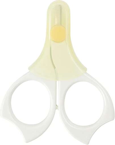 Set 2 X Baby Nail Scissors 0m+ – Precise And Safe For Newborns, Pigeon