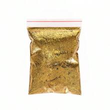 10克/袋 美甲亮片 全息激光金色彩色粉末 闪亮六边形 PET DIY 美甲饰品 美甲宝石 美甲用品 指甲 - 金色 - 查看 3