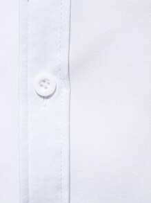 Men's Casual Long Sleeve Shirt Men's Solid Color Patchwork Shirt